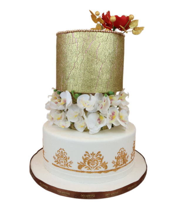 Floral Wedding Cake – 2