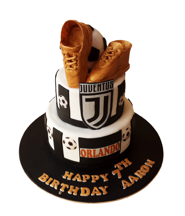 Shoes &amp; Football Theme Cake