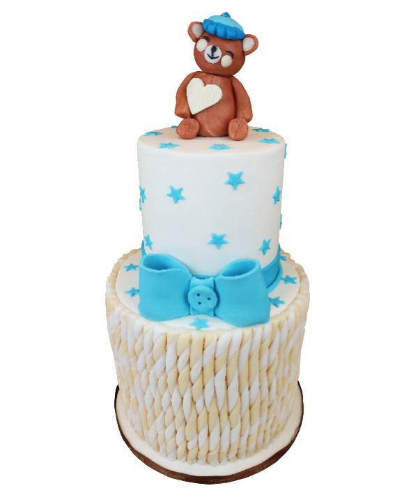 Teddy with Bow Cake