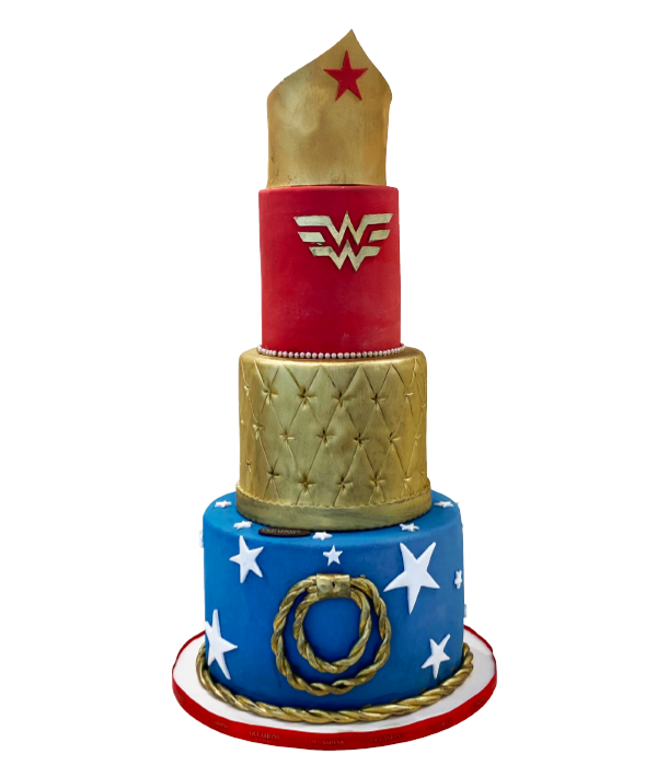 Wonder Woman Theme Cake